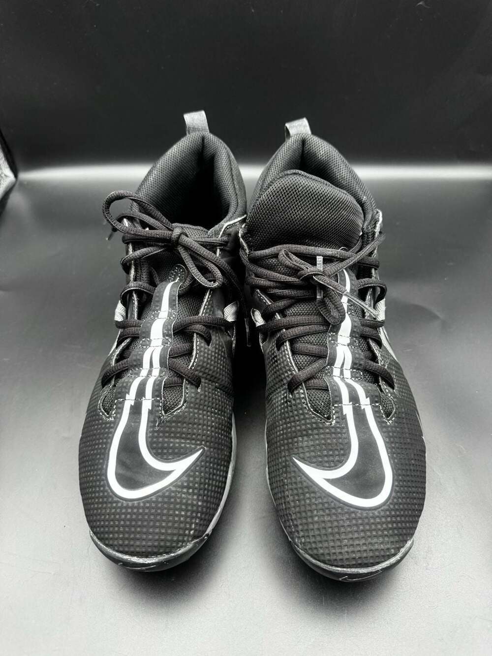 Nike Alpha Menace 3 Shark Football Cleats Black Size 10